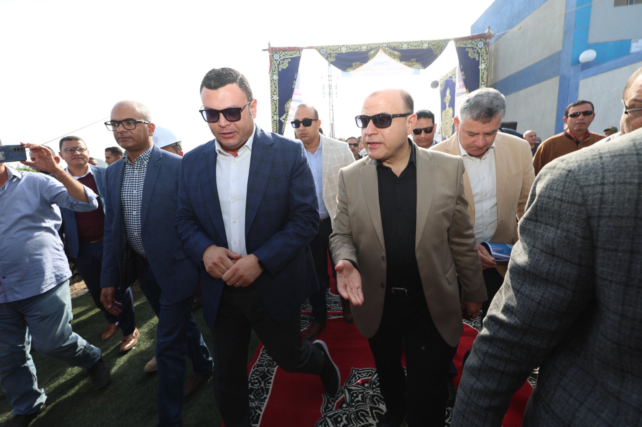 وزير الإسكان ومحافظ كفرالشيخ يستعرضان خطة تنفيذ مشروع محطة مياه الشرب بدقميرة ومراحل العمل بالموقع  