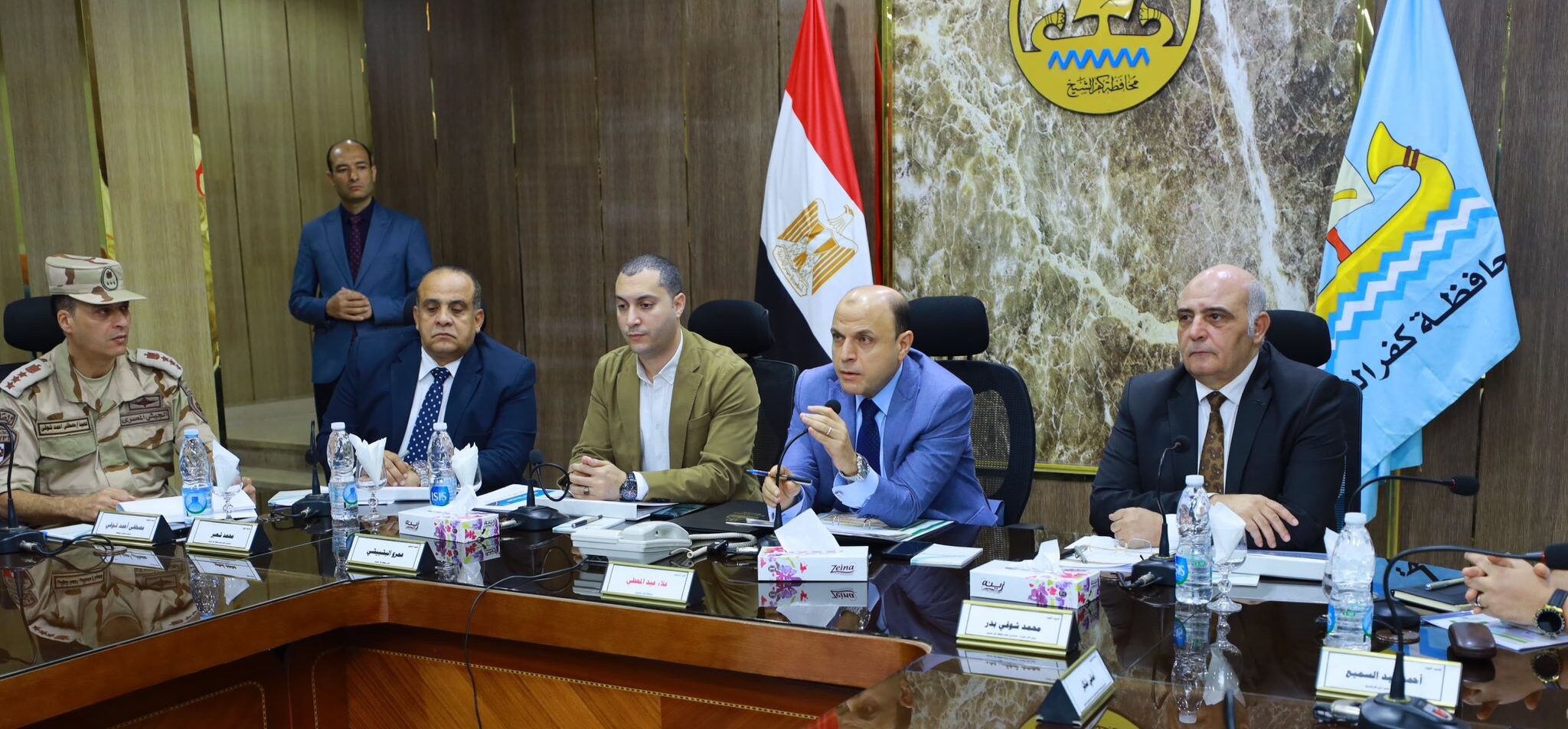 محافظ كفرالشيخ يعقد اجتماعًا لمتابعة موقف منظومة الرصد اليومي للمتغيرات المكانية.. مشددًا بمواجهة التعديات وإزالتها فى المهد  