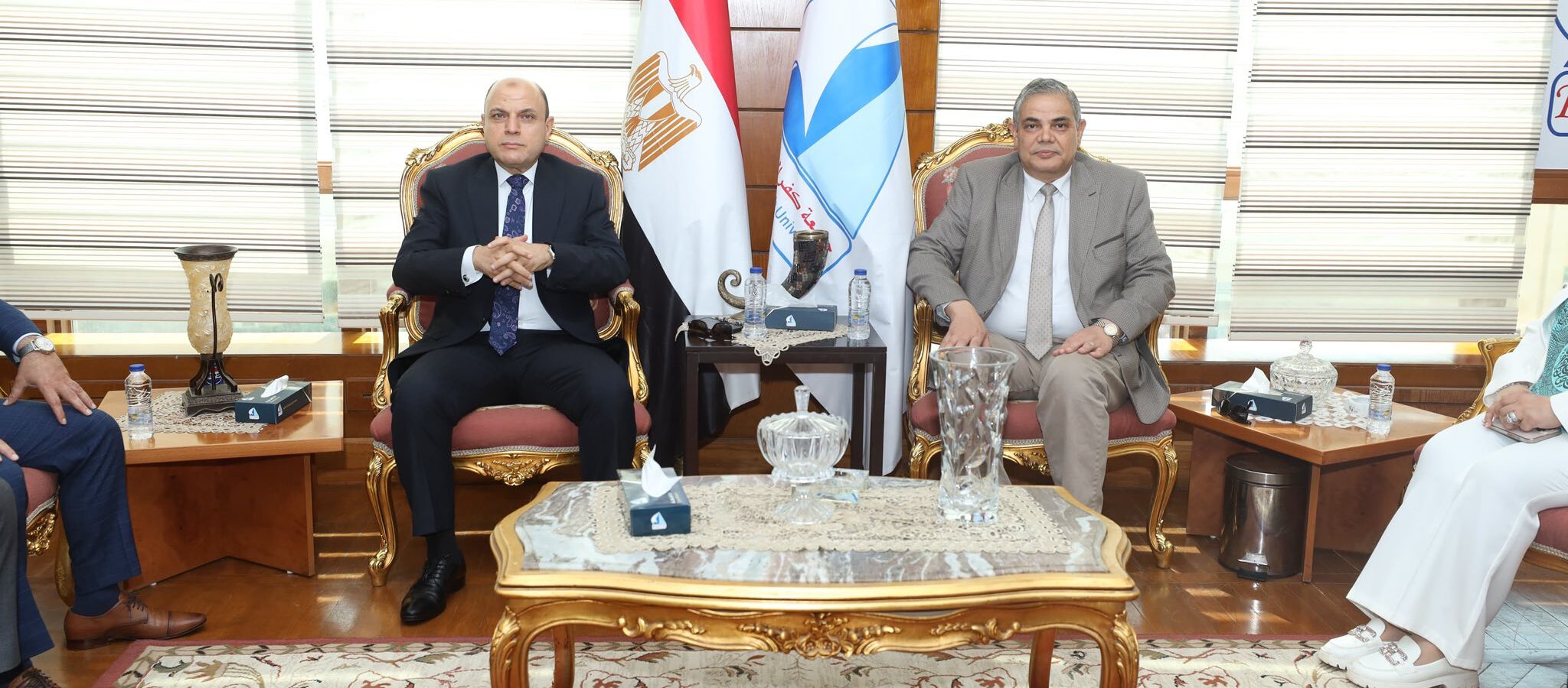 محافظ كفر الشيخ يصل الجامعة.. دعم كامل للتعليم العالي وتكامل تنموي لصالح أهالينا بالمحافظة  