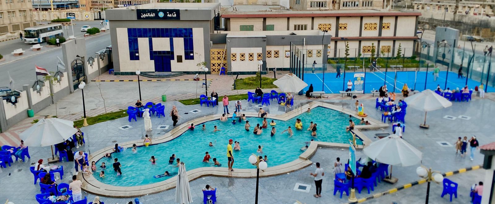 كفرالشيخ: إقبال كبير من المواطنين لقضاء إجازة عيد الأضحى المبارك بنادي الخالدين  