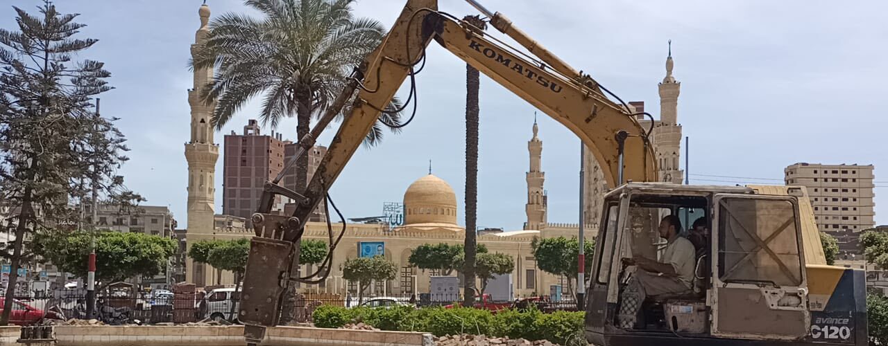 انطلاق المرحلة الثانية لتطوير الميدان الإبراهيمى بدسوق بتكلفة 6 مليون جنيه  