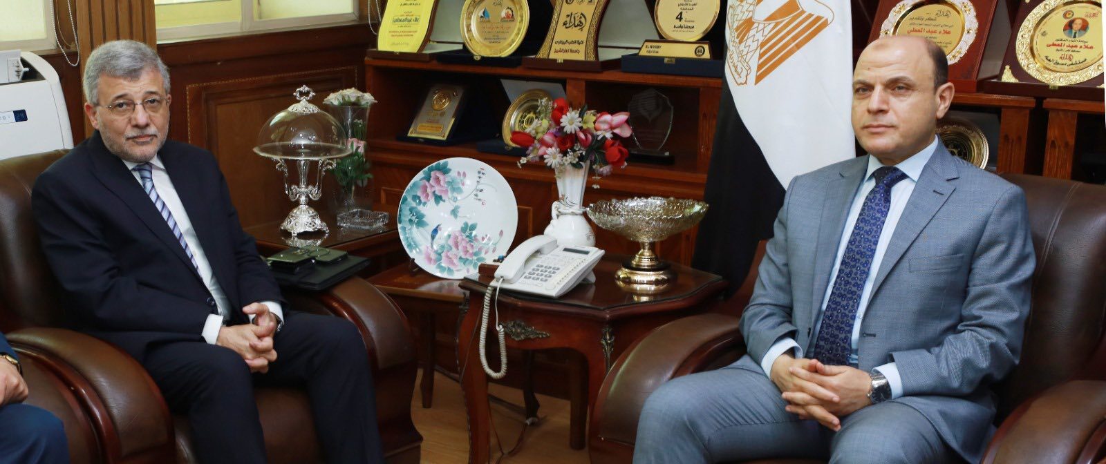 محافظ كفرالشيخ يستقبل رئيس هيئة الأوقاف المصرية لبحث ملفات التعاون المشترك وتعزيز فرص الاستثمار بالمحافظة  