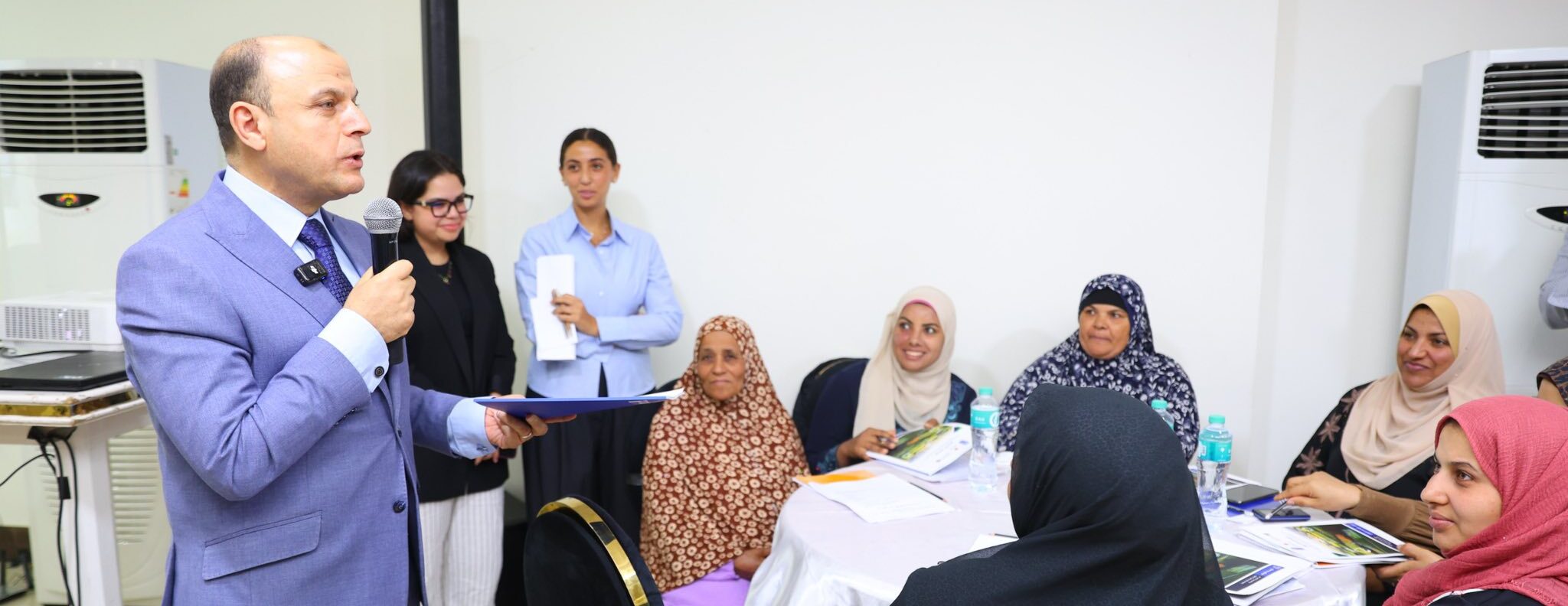 محافظ كفرالشيخ يفتتح البرنامج التدريبي لتعزيز قدرة المجتمعات والأنظمة الغذائية الزراعية على الصمود بالتعاون مع وزارة التخطيط وبرنامج الأمم المتحدة الإنمائي  