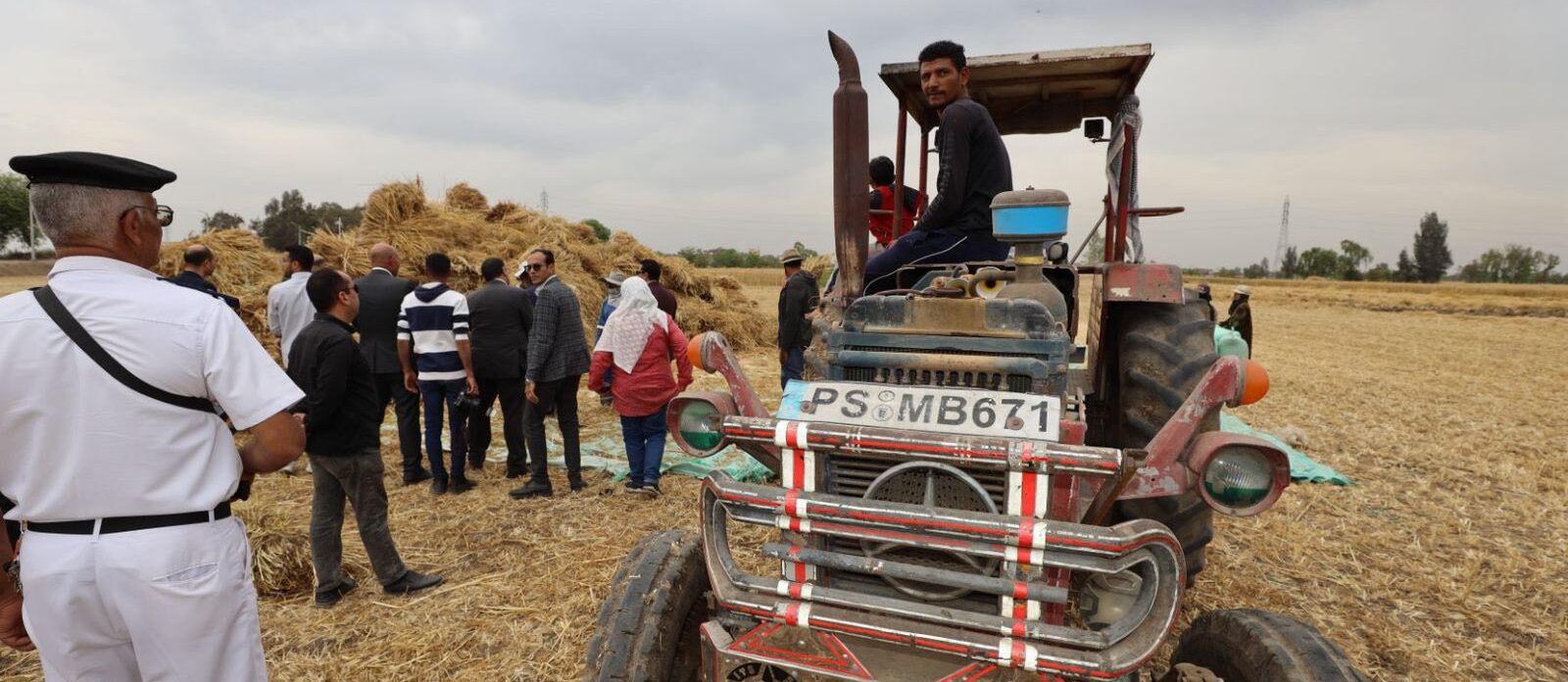 محافظ كفرالشيخ يتوقف خلال جولته ويشارك المزارعين فرحة حصاد القمح بالحقول.. ويستمع لاحتياجاتهم ميدانياً.. «أنتم أبطال الأمن الغذائي»  