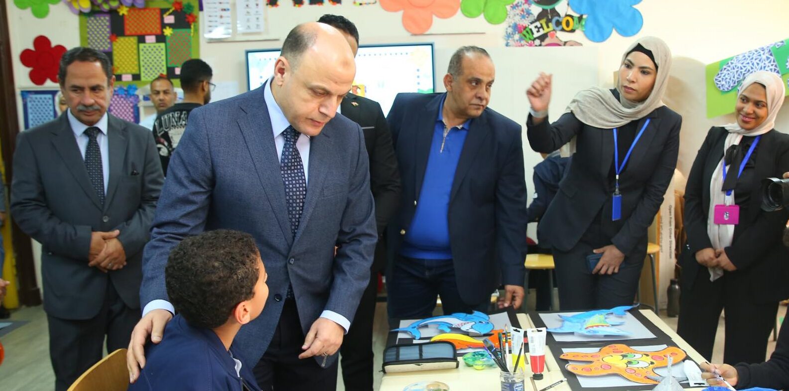 محافظ كفرالشيخ يتفقد المدرسة الرسمية الدولية لمتابعة سير العملية التعليمية والأنشطة المدرسية للعام الدراسي 2024 2025  
