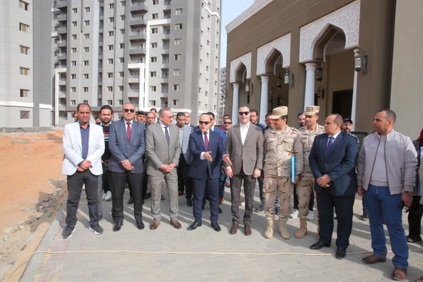 محافظ كفرالشيخ يتفقد مشروع الـ 33 عمارة "إسكان كل المصريين" شرق عاصمة المحافظة  