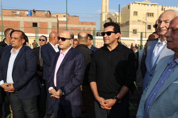 وزير الشباب ومحافظ كفرالشيخ يفتتحان نادي الرياض الرياضي ضمن سلسلة من الافتتاحات تشهدها المحافظة اليوم  