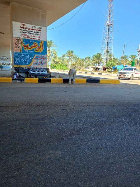 محافظ كفرالشيخ يتابع أعمال تجميل ورفع كفاءة مداخل قري بلطيم  