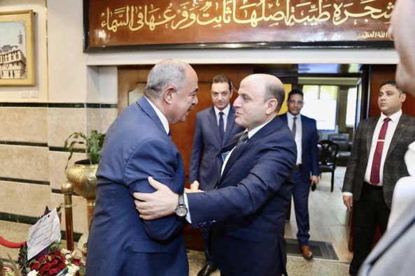 محافظ كفرالشيخ يستقبل مساعد وزير الداخلية لقطاع وسط الدلتا لتقديم التهنئة بمناسبة توليه مهام عمله  