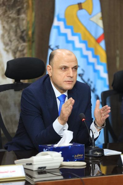 محافظ كفر الشيخ يتابع أعمال رصف طريق الحصفة _رافد الدولي بالرياض.. بطول 2200 متر  