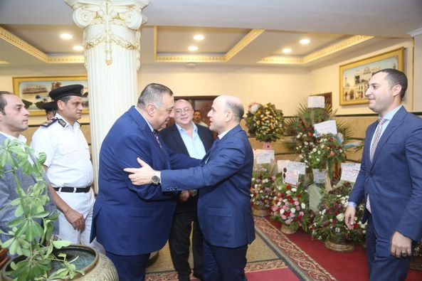 محافظ كفرالشيخ يستقبل مساعد وزير الداخلية_مدير أمن كفرالشيخ لتقديم التهنئة بمناسبة توليه مهام عمله .. متمنياً له التوفيق في أداء رسالته الوطنية  