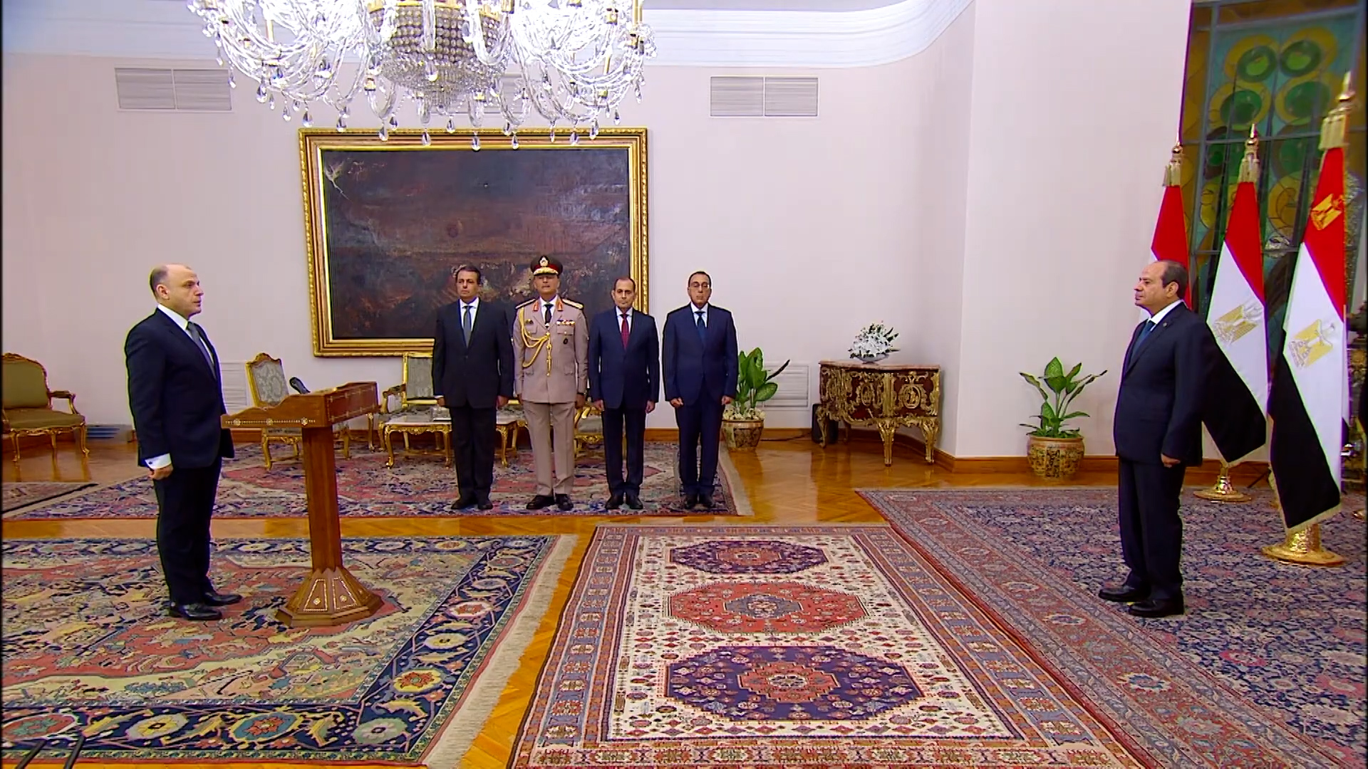 اللواء دكتور علاء عبد المعطى يؤدى اليمين الدستوري أمام السيد رئيس الجمهورية محافظًا لكفرالشيخ  