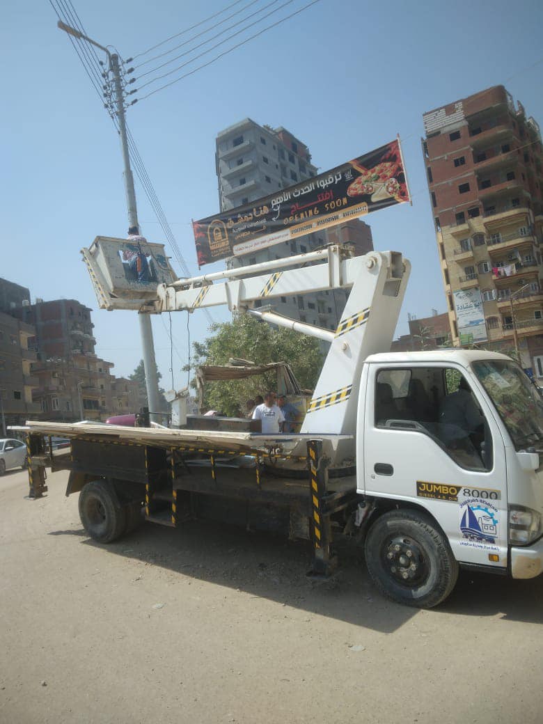 محافظ كفرالشيخ: إزالة 64 إعلان مخالف وتقنين 19 آخرين بمطوبس  