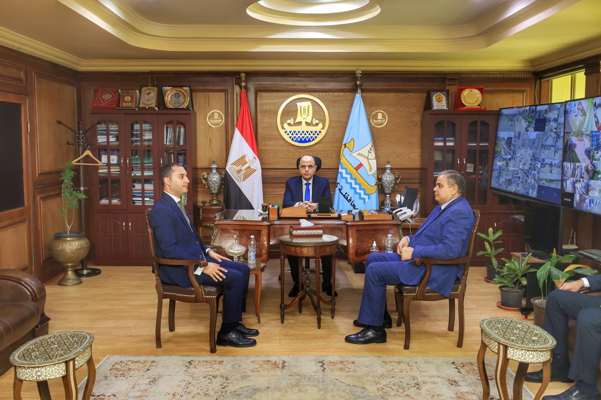 محافظ كفرالشيخ يستقبل رئيس الجامعة لتقديم التهنئة بمناسبة توليه مهام عمله  