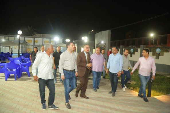 محافظ كفرالشيخ يتفقد في جولته المسائية مشروع حديقة وفندق الخالدين بعاصمة المحافظة .. تمهيداً لأفتتاحها قريباً  
