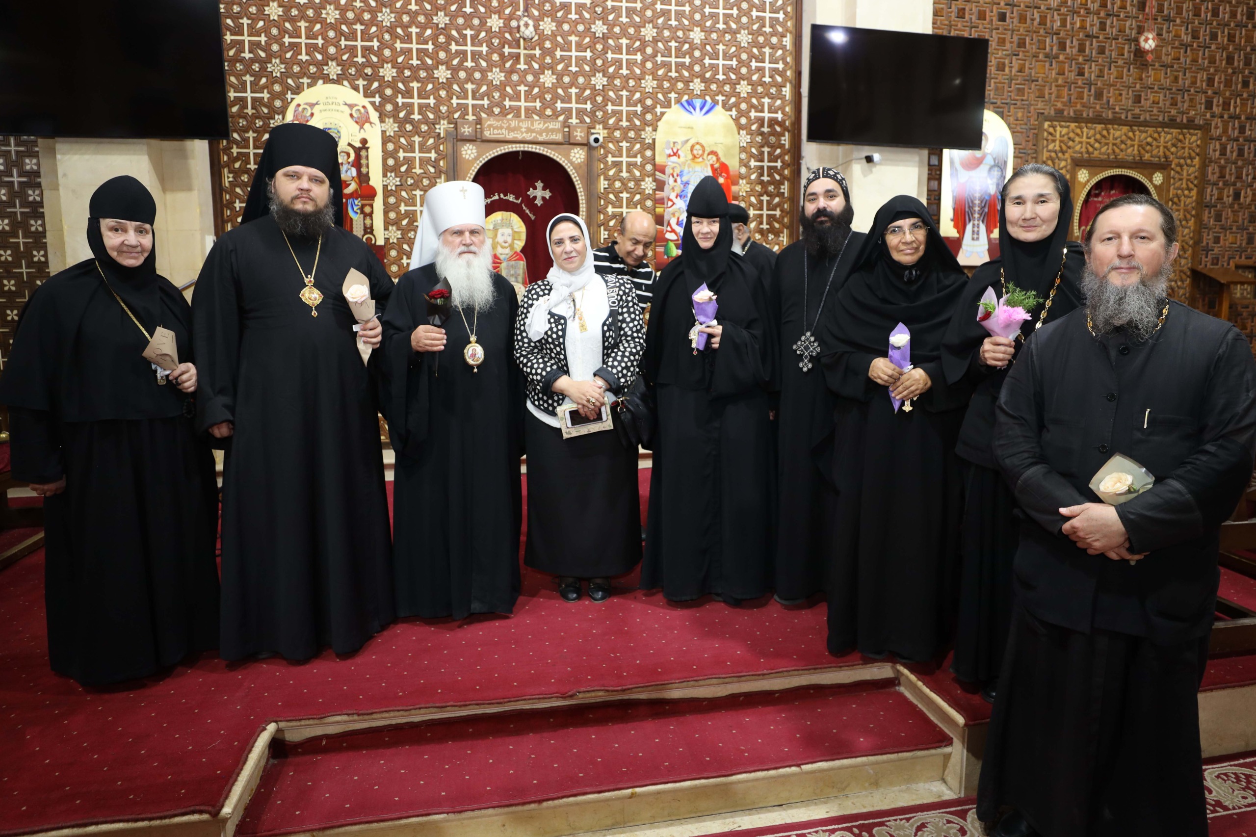 زيارة وفد من الكنيسة الأرثوذكسية الروسيه لكتيسه سخا 