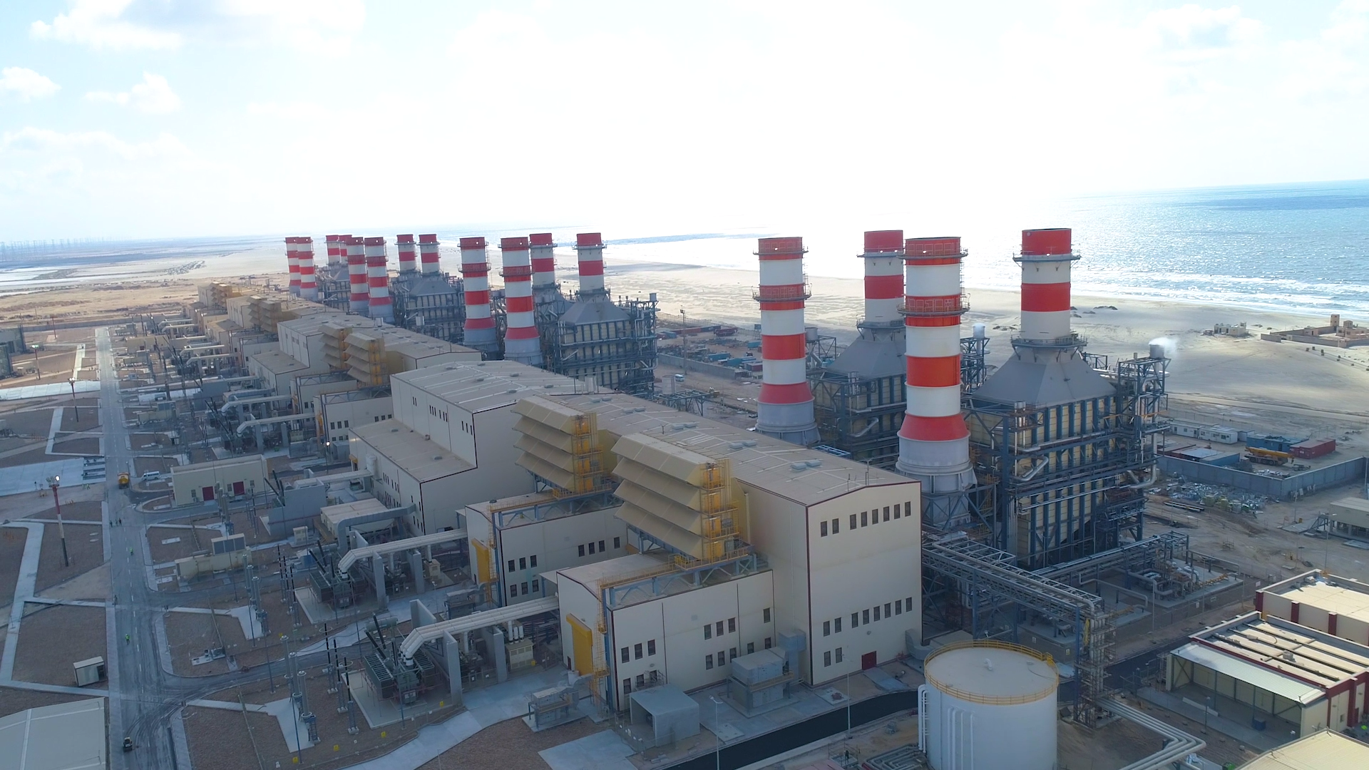 محطة كهرباء ببرج البرلس